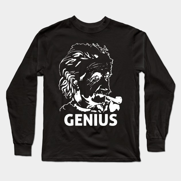 Einstein Genius Long Sleeve T-Shirt by encodedshirts